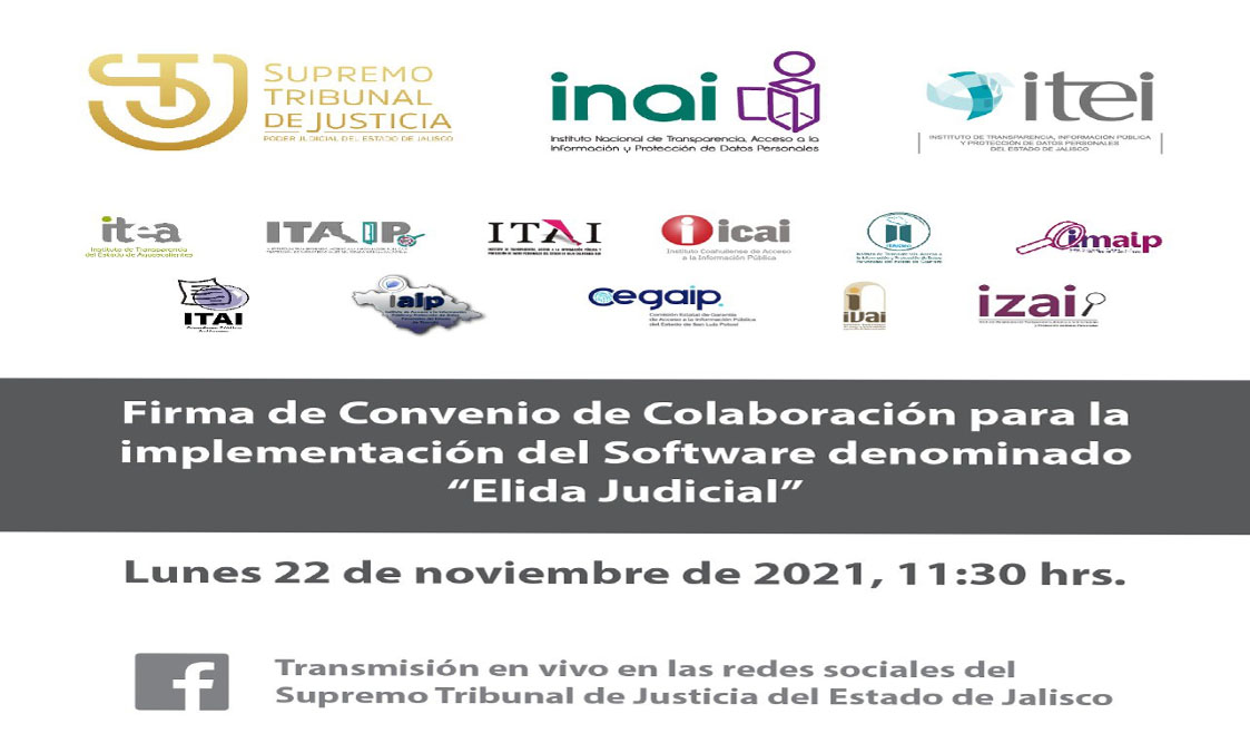 Firma Coahuila convenio de colaboración para la implementación del software “Elida Judicial”
