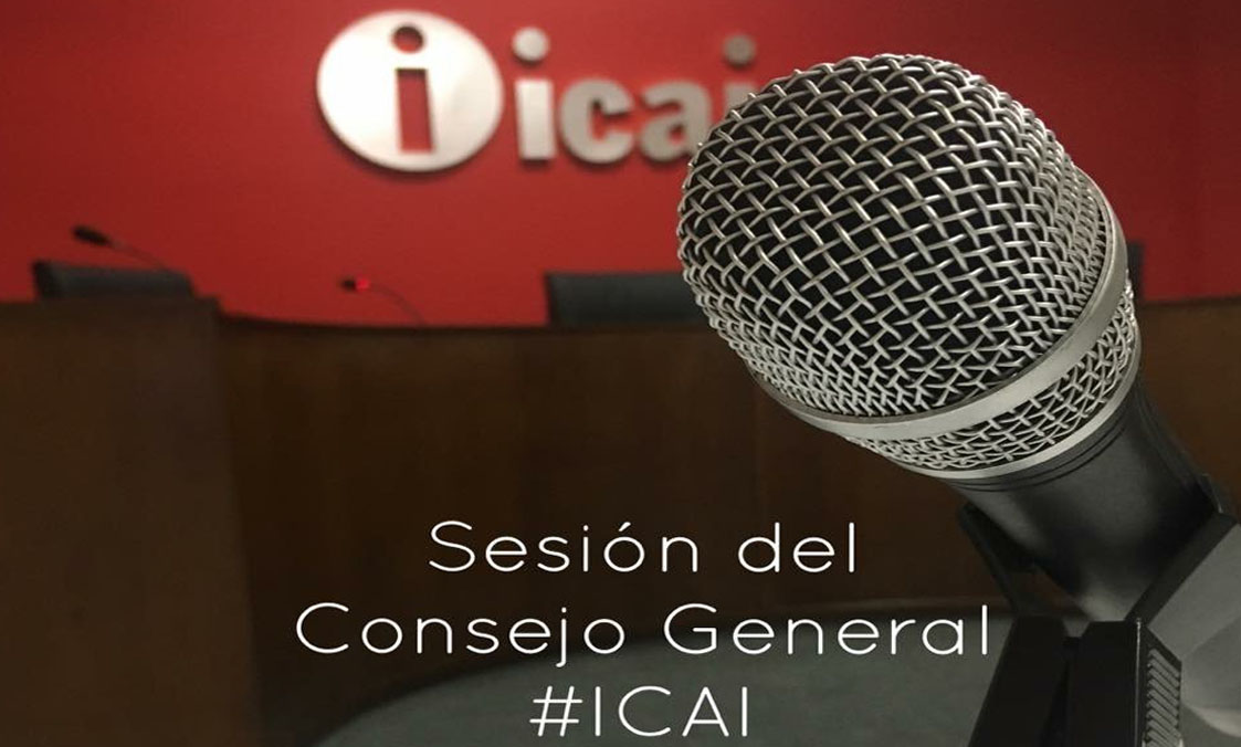 Tendrá Consejo General del ICAI su Sesión Ordinaria número 204