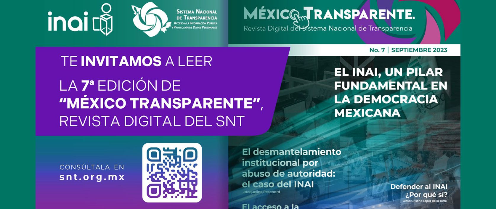 7mo número de la Revista digital del SNT “México Transparente”
